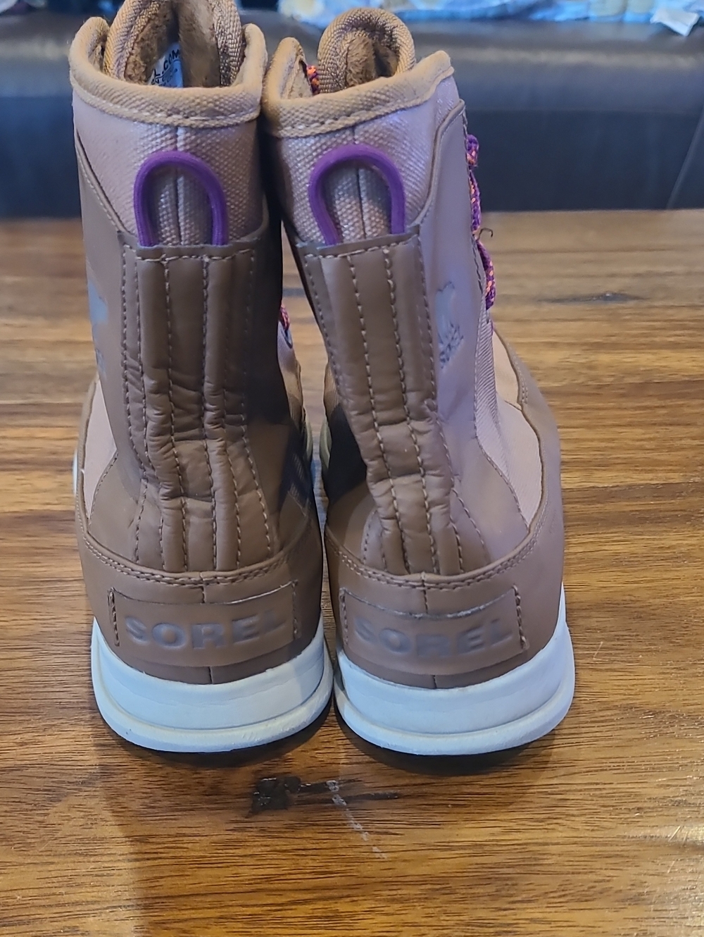 Women's Sorel Explorer 1964 Waterproof camel/nutmeg Winter Boots. Size 10 - Picture 4 of 7